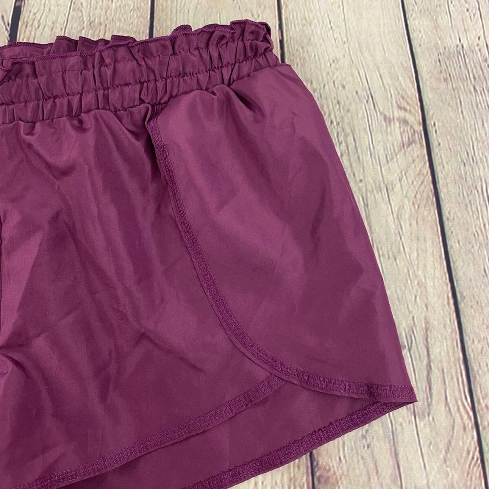 Aeropostale Live Love Dream Running Purple Shorts - Picture 2 of 7